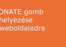 Donate gomb az oldaladra